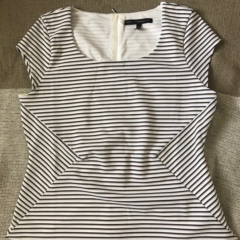 WHBM Peplum Top